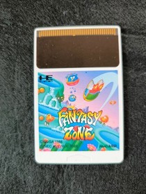 Fantasy Zone PC Engine HuCard with Manual Japan Version used