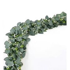 Spring Green Artificial Eucalyptus Vine 6 Ft. Green Silver Dollar Leaves Garland