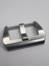 Genuine 22mm Stainless Steel Brushed Satin Finish Panerai Tang Buckle Clasp