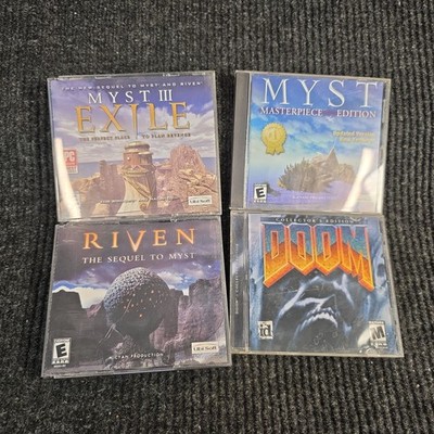 Myst Trilogy - Myst Masterpiece, Riven & Myst III: Exile PLUS BONUS DOOM!
