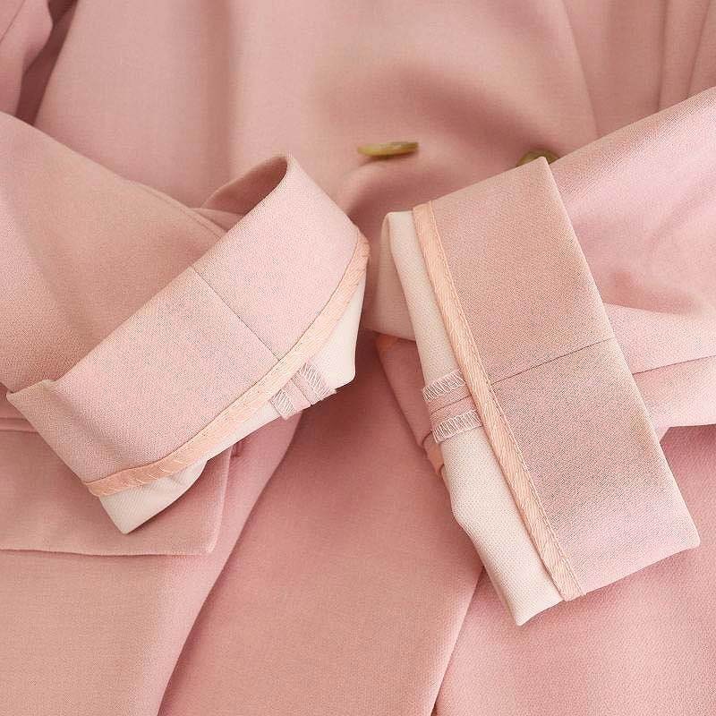 AMERI NOTCH PRINT LINING JACKET Women's M Pink Ta… - image 7