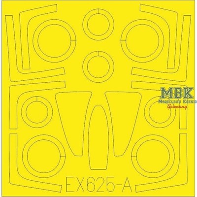 EDUARD EDEX625 Grumman F-14D Tomcat TFace 1/48 Masking tape