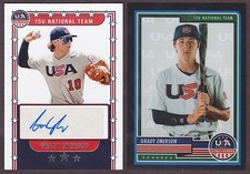 2024 Stars & Stripes USA 15U Grady Emerson Team Signatures Auto + Black #/50