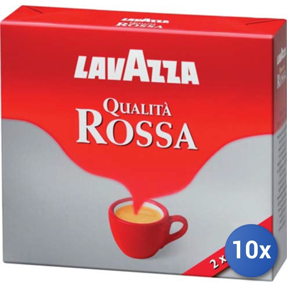 10X Multipack Lavazza Coffee 2X250 Rossa Twin Pack