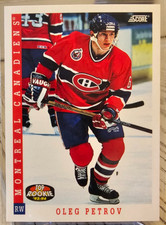 1993-94 Score Oleg Petrov #459 Montreal Canadiens