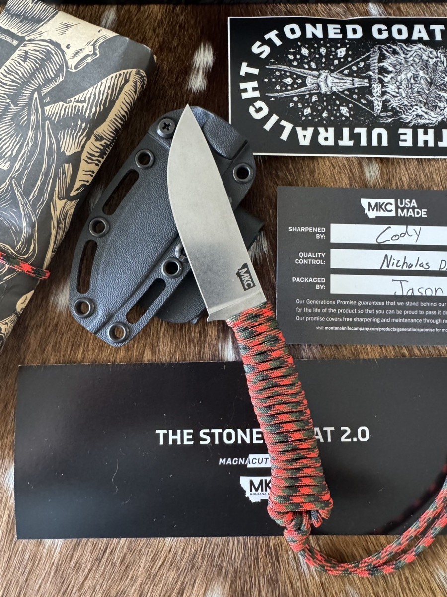 Montana Knife Company MKC Stoned Goat 2.0 MAGNACUT Stonewash