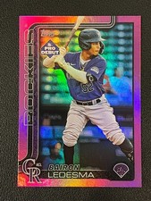 Bairon Ledesma 2025 Topps Pro Debut Fuchsia Foil Parallel /199 Rockies 