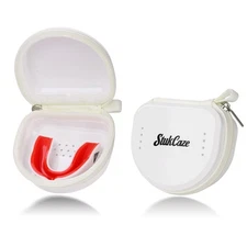 Mouth Guard Case with Zipper, Portable Carrying Retainer Mouthguard Case for ...
