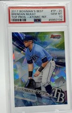 2017 Bowman's Best Top Prospects Atomic Refractor Brendan McKay Tampa Bay Rays