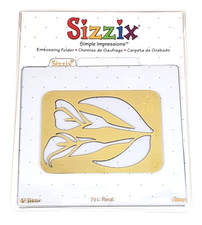2005 Sizzix Simple Impressions-Embossing Folder-Flowers-Lillies 1pc