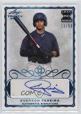 2020 Leaf Trinity Auto Platinum 13/50 Everson Pereira #A-EP2 Auto 01nw