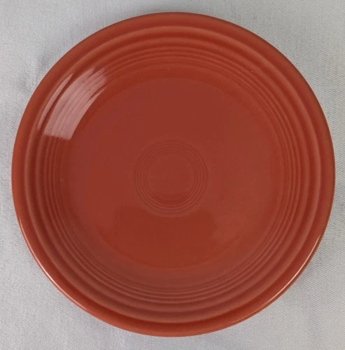 Fiesta Persimmon Orange 7-1/4" Salad Plate Fiestaware HLC USA 2008
