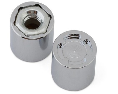 RC4WD 1/10 Scale Rear Hubs (Chrome) (2) [RC4ZS0034]