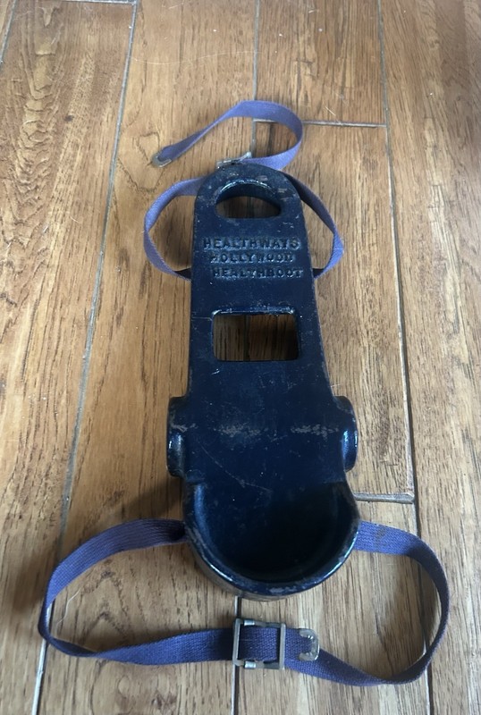 Vintage Healthways Hollywood Healthboot - Cast Iron Weightlifting Training Shoe