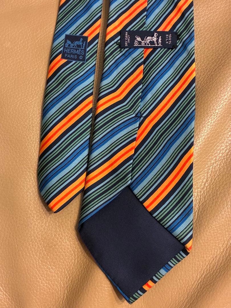 Good condition HERMES  Condition  Multi Stripe Si… - image 7