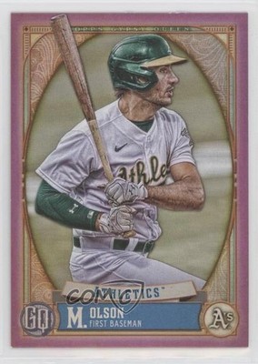 2021 Topps Gypsy Queen Mauve 51/75 Matt Olson #123 s1i