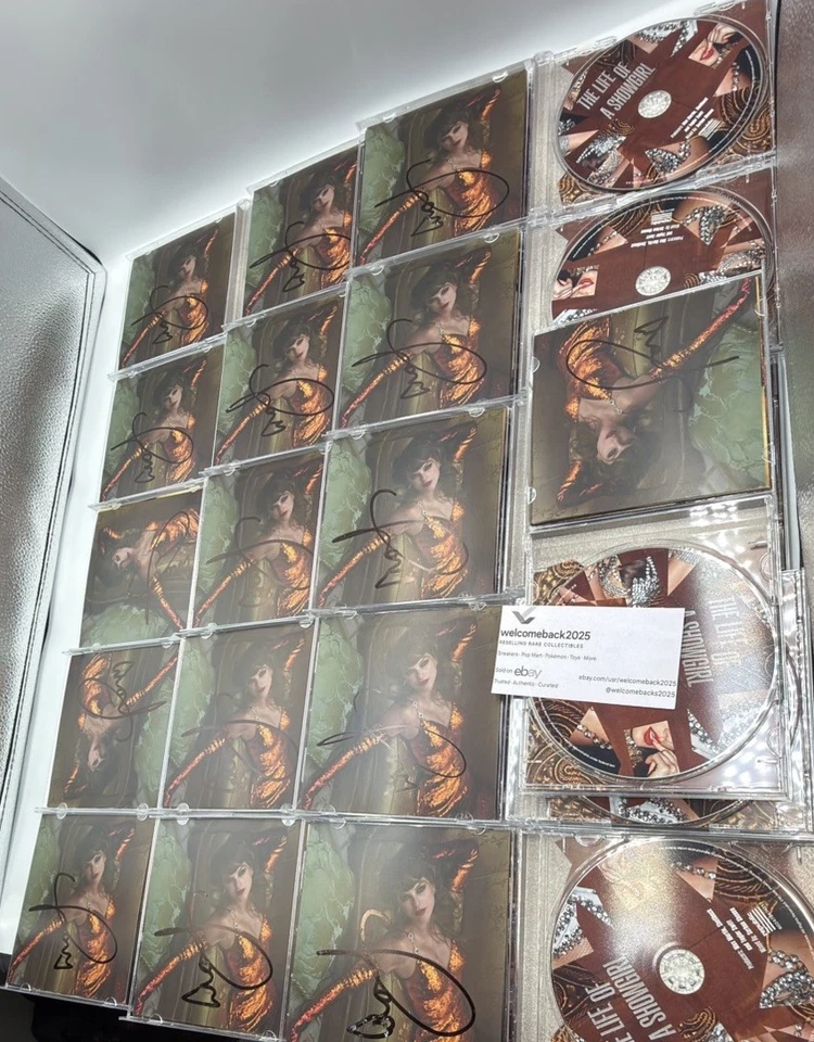 Taylor Swift Life Of A Showgirl It’s Beautiful Edition CD With Signed Photo ✅ - Image 2 of 4