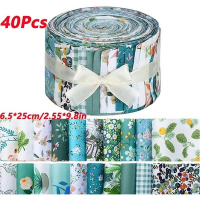 100% Baumwolle Stoff Jelly Rollen 40 Stück Patchwork Rolle, Quadrate Fat Quarters