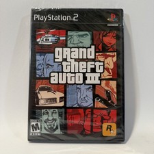 Grand Theft Auto III PS2 Rockstar Open World Action Crime Video Game Sealed