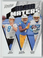 2023 Panini Prestige Alma Maters Derius Davis / Max Duggan / Quentin Johnston