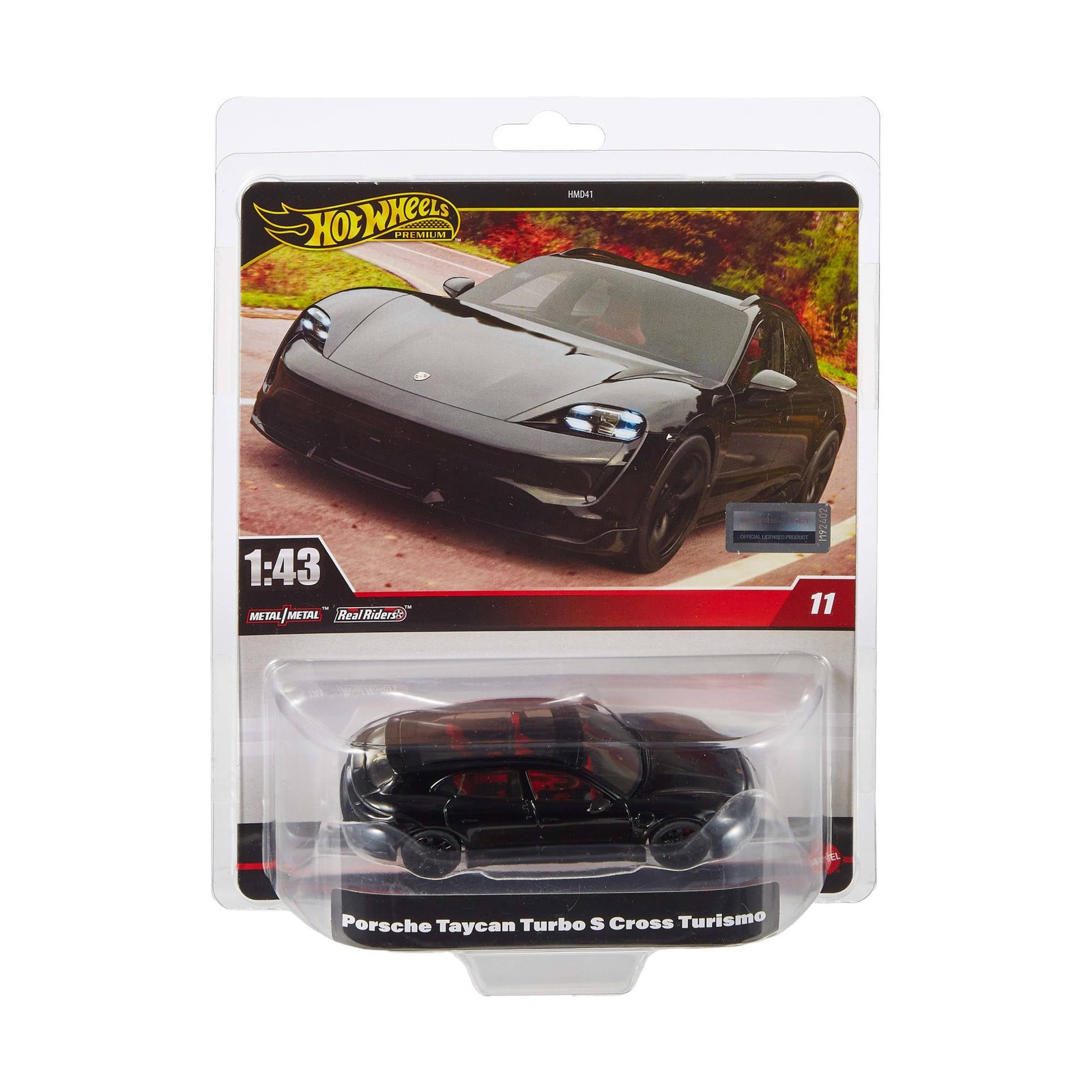 Hot Wheels Premium Porsche Taycan Turbo S in Scala 1:43, Replica Ufficiale da Es