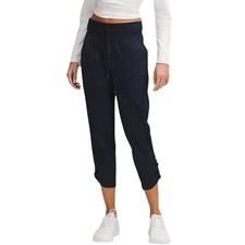 LULULEMON Dance Studio Mid-Rise Cropped Pant Sz 6 Black Athletic Travel Everyday