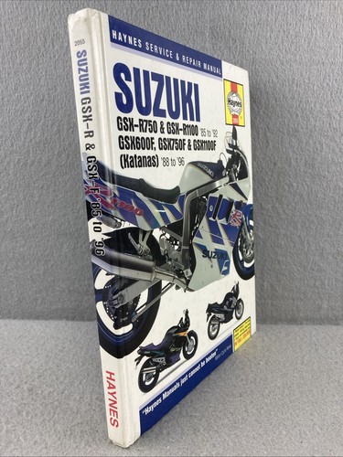 1985–1996 Haynes Suzuki Service Manual 2055 GSX-R750 GSX-R1100 GSX600F GSX750