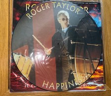 Roger Taylor Happiness Limited Numbered 12” Picture Disc Nr Mint Queen
