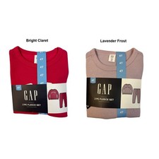 GAP Girl's Toddler 2-Piece Long Sleeve  Jogger Pant Fleece Set