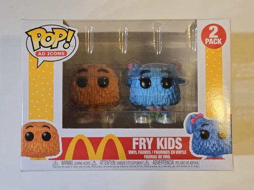 Funko Pop! Ad Icons: McDonald's Fry Kids Orange and Blue 2 Pack