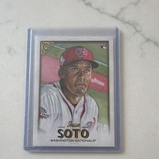Topps 2018 Gallery Juan Soto Rookie Card #126 Washington Nationals MLB Baseball. rookie card picture
