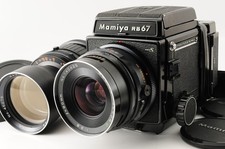 2Lens NEAR MINT Mamiya RB67 Pro S Camera Sekor C 250mm 90mm 120 FB From JAPAN