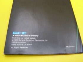 Vintage Vectrex  GCE 3-D Imager, Color Wheels, Game Cartridge & Paperwork