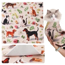 Cat Grooming Wrap Cat Wrap for Cutting Nails, 23.6 Cat Wrap for Grooming, Cat...