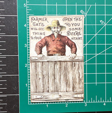 Vintage John Deere Agriculture/Farming Victorian Trade Card