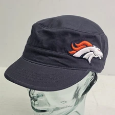 Denver Broncos Cadet Newsboy Short Brim Hat Cap Unisex NFL Team Apparel EUC