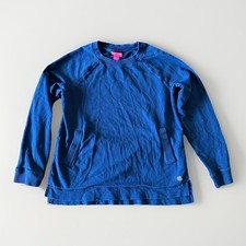 Lilly Pulitzer Girls Size XL 12-14 Navy Blue Long Sleeve Pullover Sweater