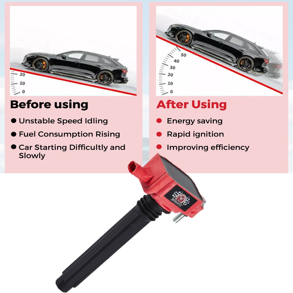 Performance Ignition Coils & Spark Plugs For Chrysler Jeep Dodge Ram 3.6L UF648