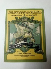 John Hancock Mutual Life Insurance Company Christopher Columbus Booklet 1926
