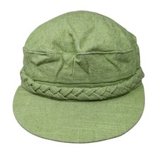 Unbranded Cadet Army Cap Green One Size Stretchable Outdoor Braid Blank