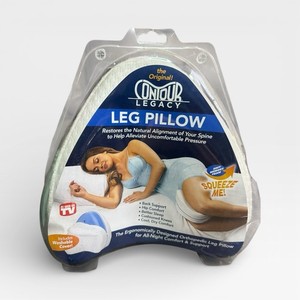 CONTOUR LEGACY Memory Foam LEG PILLOW Knee Hip Side Sleeper Comfort & Relief