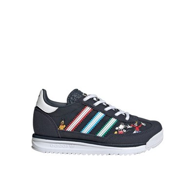 adidas  Sl 72 Rs Elastic Lace Up  Youth Boys Black Sneakers Casual Shoes JH7454