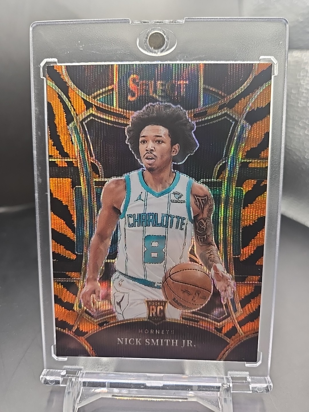 2023-24 Panini Select - Mezzanine Level Nick Smith Jr. #310 Tiger Stripes Prizm