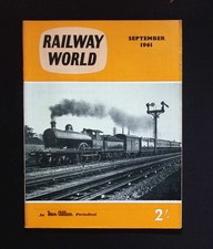 Railway World September 1961 Vol 22 No 256 – Ian Allan Periodical