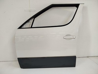 Skoda Roomster Scout 5J Tür vorn links Fahrertür Autotür LF9E candyweiss Rohbau