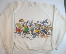 Looney tunes sweatshirt Pullover 94 XXL Vintage Bugs Daffy Marvin Taz USA