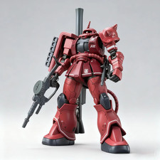 Bandai HG 1/144 MS-06S ZAKU II Red Comet Ver. Gundam Gunpla Kit 57656