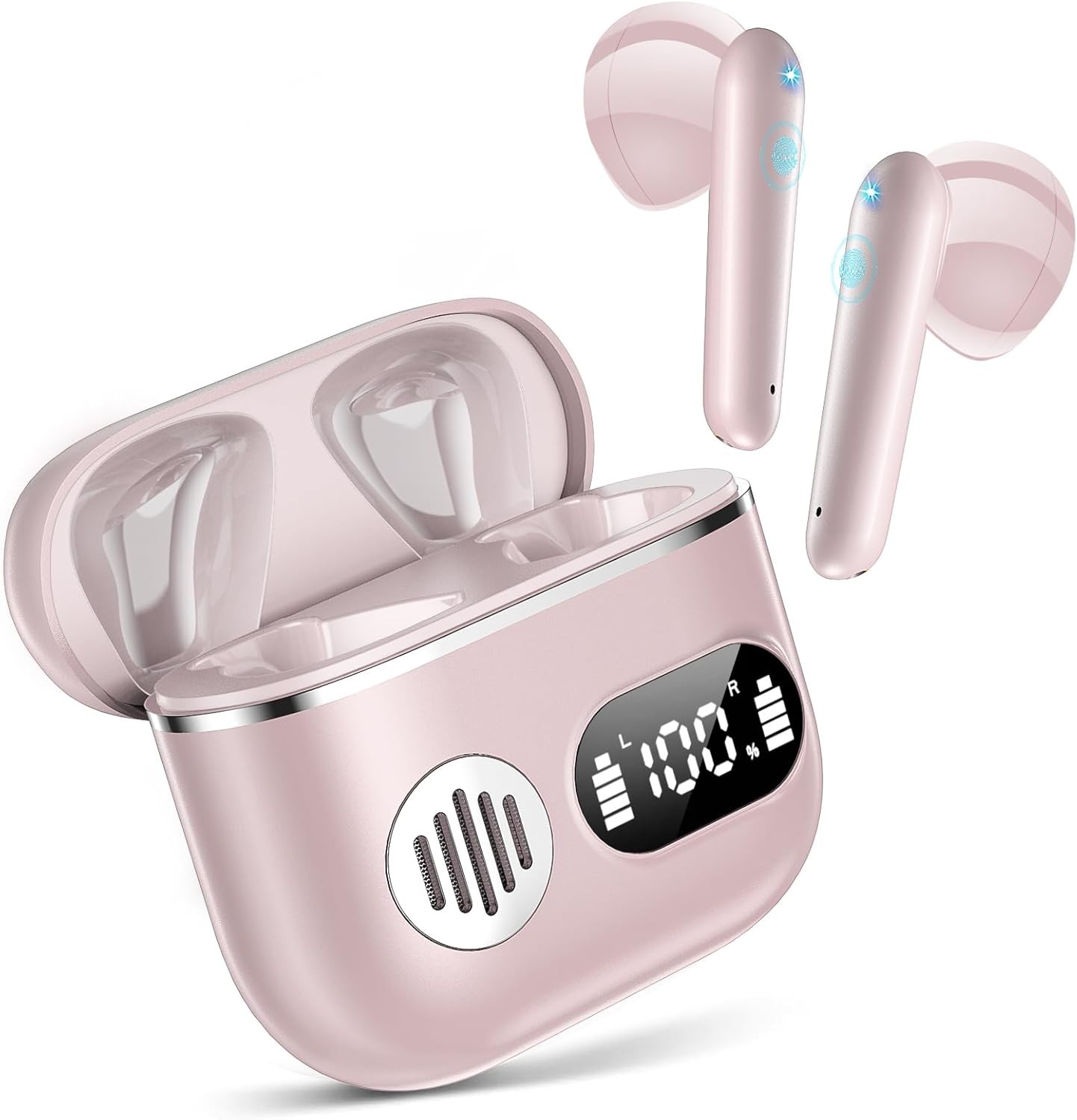 Wireless Earbuds 2024 Sport Bluetooth Headphones Stereo Earphones with ENC Mic