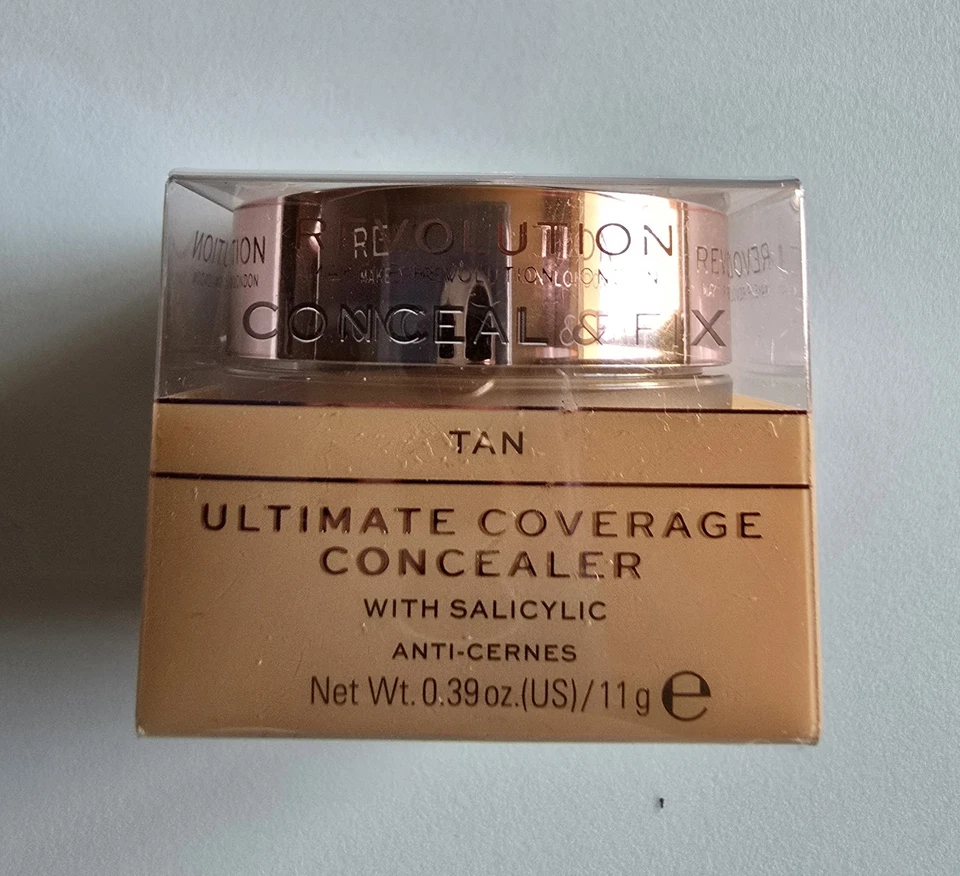 Corrector Revolution Conceal & Fix Ultimate Coverage tono bronceado NUEVO Foto 2 de 4