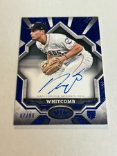 2025 TOPPS TIER ONE SHAY WHITCOMB 67/99 BLUE ON CARD ROOKIE AUTO ASTROS SP TN2